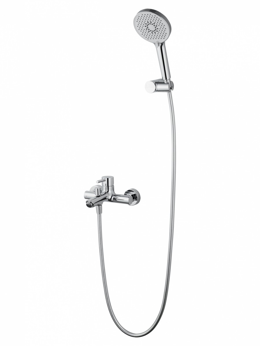 Смеситель для ванны с душем Wonzon & Woghand SOLO WW-639032-1-CR (хром)