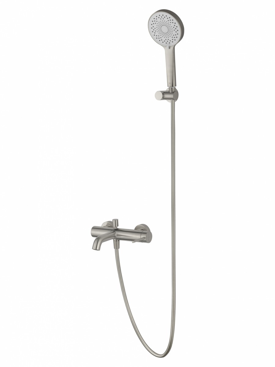 Смеситель для ванны с душем Wonzon & Woghand STICK WW-88639017-BN (брашированный никель)
