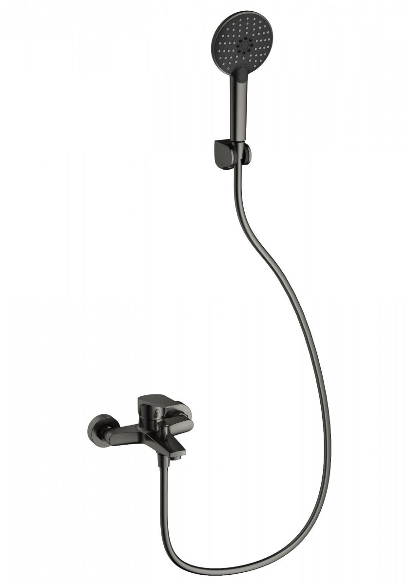 Смеситель для ванны с душем Wonzon & Woghand WW-A30891-BGG (тёмный графит)