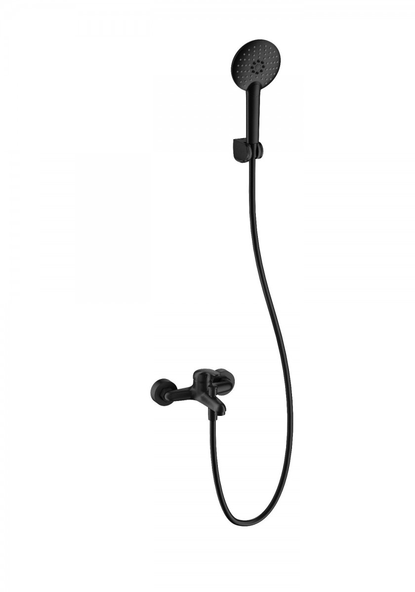 Смеситель для ванны с душем Wonzon & Woghand WW-4530-MB (чёрный матовый)