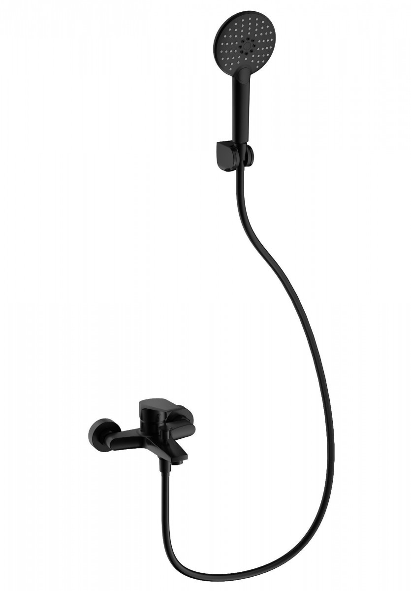 Смеситель для ванны с душем Wonzon & Woghand WW-A30891-MB (чёрный матовый)