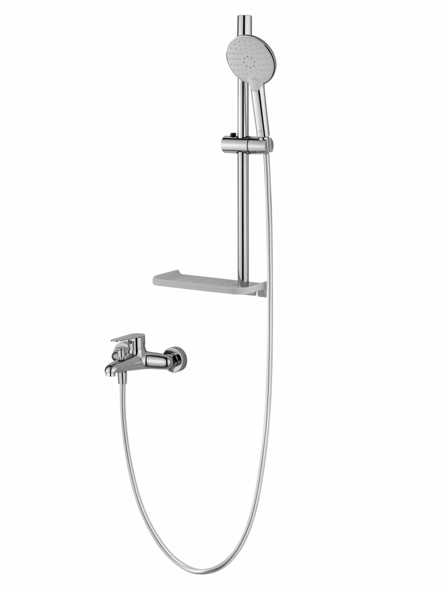 Смеситель для ванны с душем Wonzon & Woghand ALFA WW-AE3201-CR (хром)