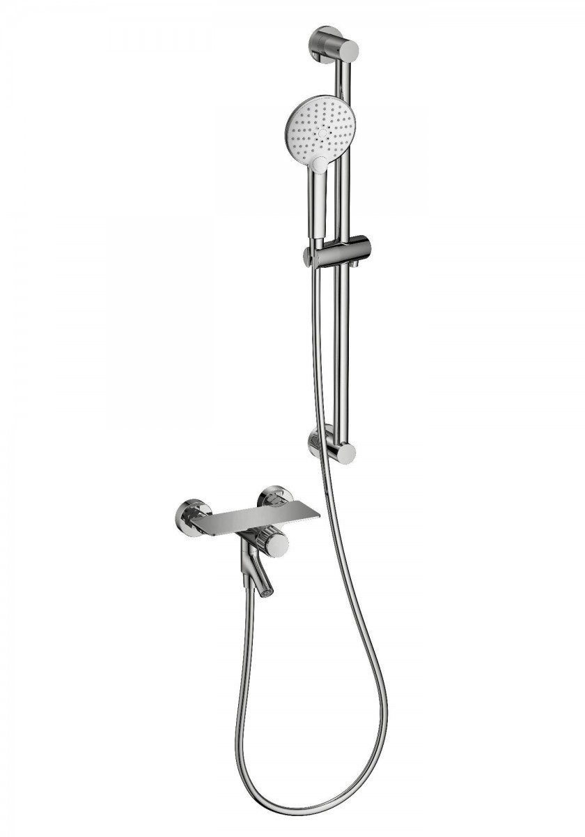 Смеситель для ванны с душем Wonzon & Woghand Click WW-FE05L222-CR (хром)