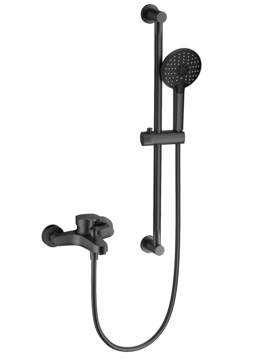 Смеситель для ванны с душем Wonzon & Woghand WW-C2501-BGG (тёмный графит)