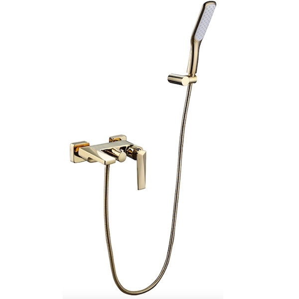 Смеситель для ванны с душем Boheme Venturo 383 (золотой)