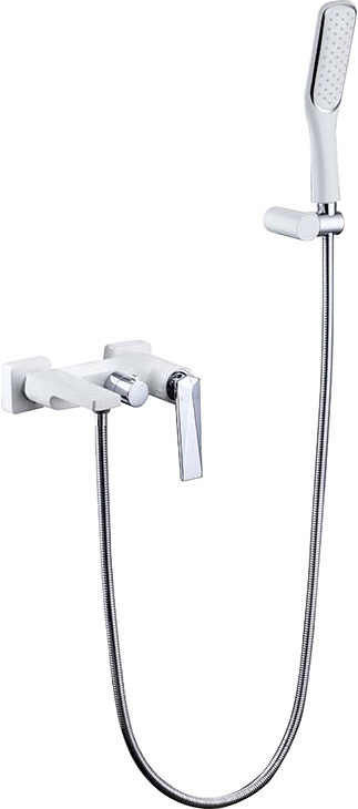 Смеситель для ванны с душем Boheme Venturo 373-W (белый/хром)