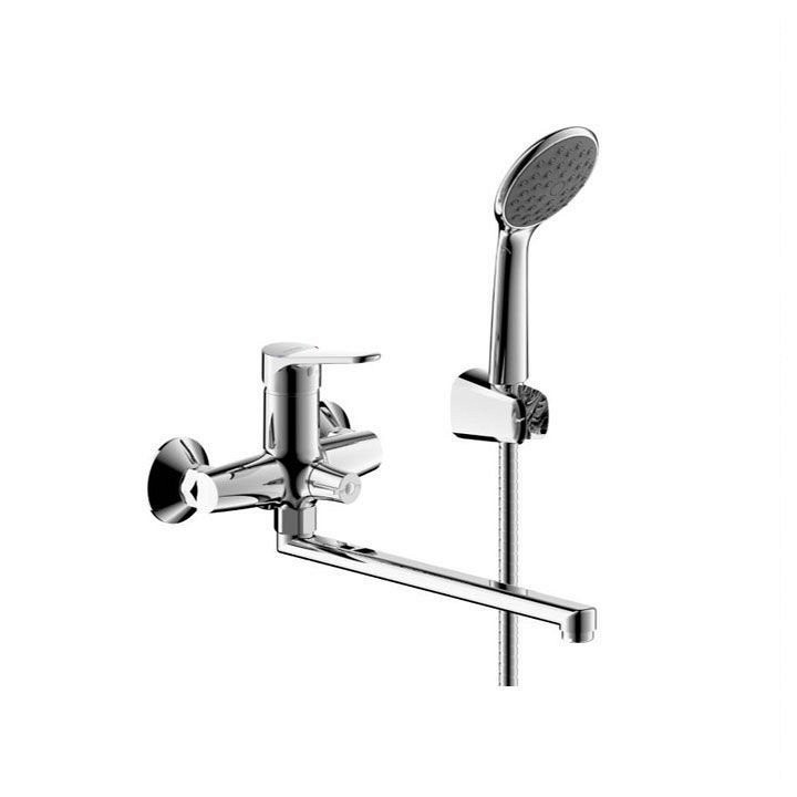 Смеситель для ванны Bravat Emeralda F6135147CP-LB-RUS (хром)
