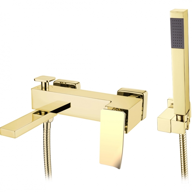 Смеситель для ванны и душа Boheme Q (золото) 143-GG.2