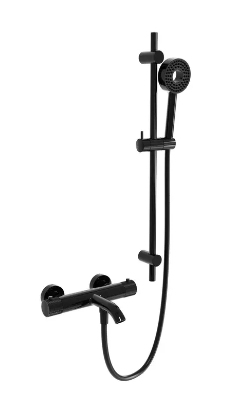 Смеситель для ванны с душем Milleau Tissage ML81803/0705L.BD-GB (черный) с термостатом
