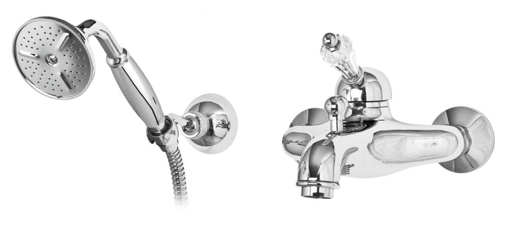 Смеситель для ванны с душем Cezares Vintage VDM-01-Sw (хром)