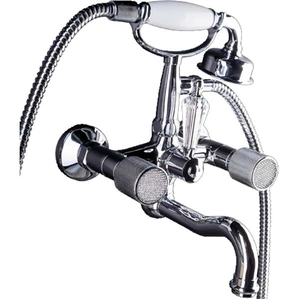 Смеситель для ванны с душем Boheme Royal Cristal 273-Royal/CRST (хром)