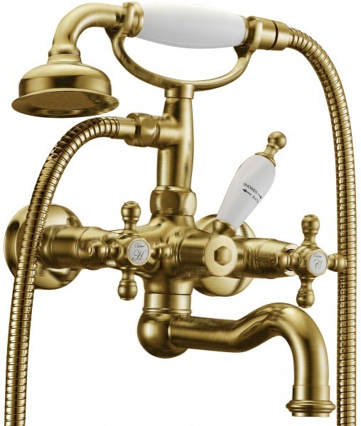 Смеситель для ванны с душем Boheme Medici Presente 313 (бронза)