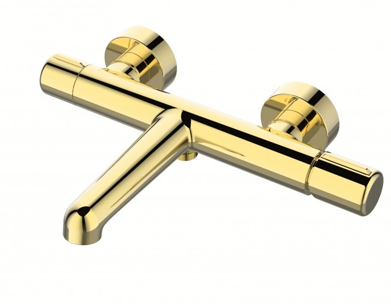 Смеситель для ванны и душа BelBagno UNO UNO-VASM-ORO (золото)