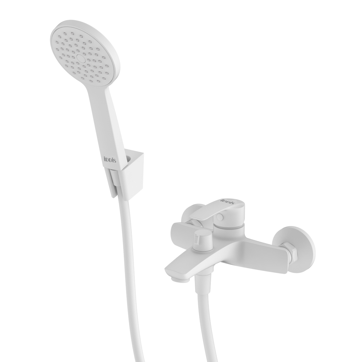 Смеситель для ванны IDDIS Ray RAYWT02i02 (белый матовый)