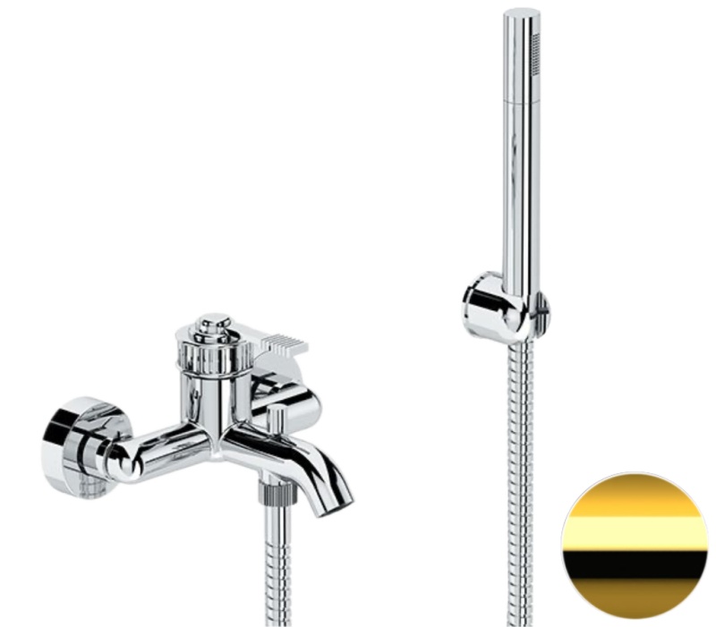 Смеситель для ванны с душем Remer Atelier AL02DO (золото)