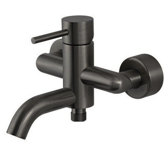 Смеситель для ванны Remer X Style X05CFP (черный брашированный)