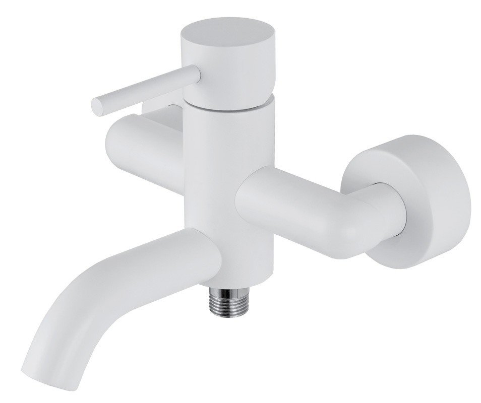 Смеситель для ванны Remer X Style X05BO (белый матовый)