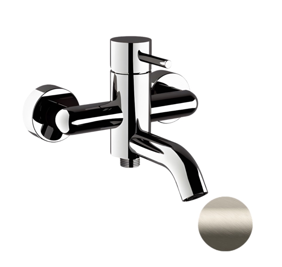 Смеситель для ванны Remer X Style X05XV (сталь матовая)