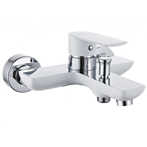 Смеситель для ванны Aquanet Arctic AF520-20СW 216776(хром/белый)