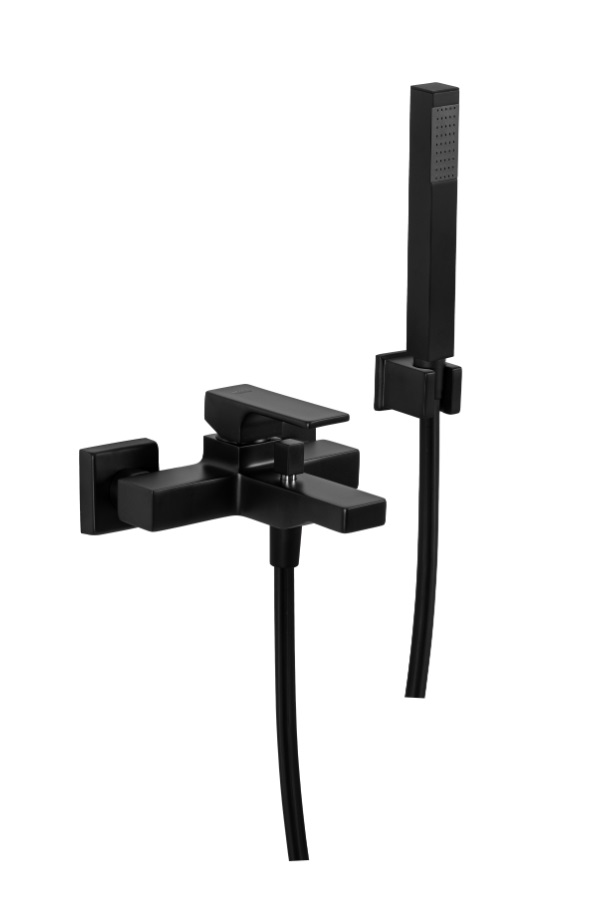 Смеситель для ванны с душем Remer Absolute AU02NO (черный матовый)