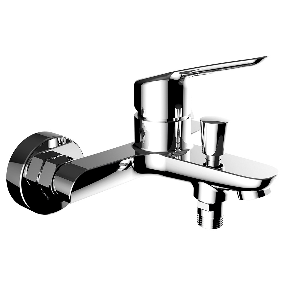 Смеситель для ванны и душа Clever Panam Evo Elegance 60545 (хром)