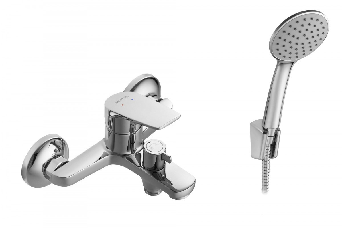 Смеситель для ванны с душем Santek Кант WH5A10002C001 (хром)