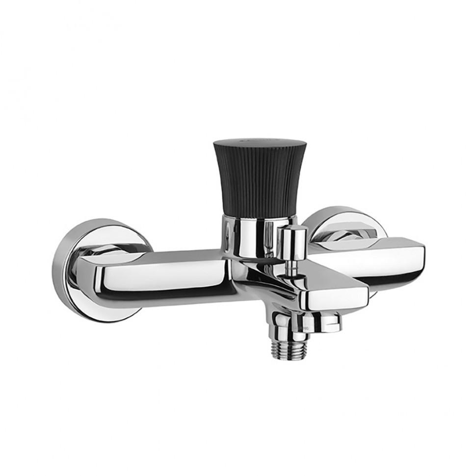 Смеситель для ванны Paini Domus 18CR111PZ (хром/чёрный)