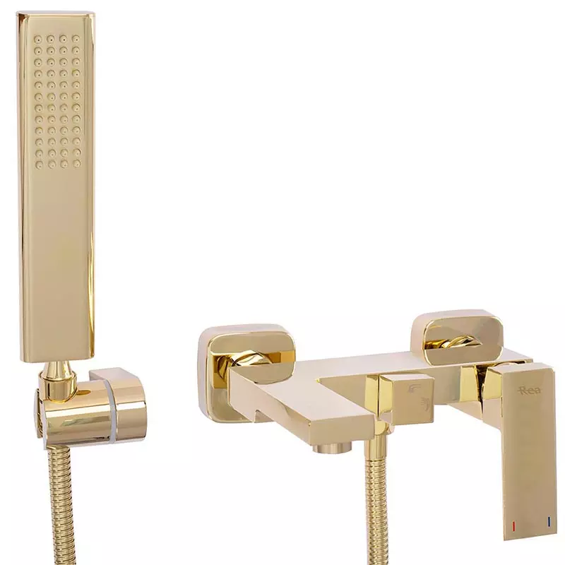 Смеситель для ванны с душем Rea Fenix REA-B5666 (золото)
