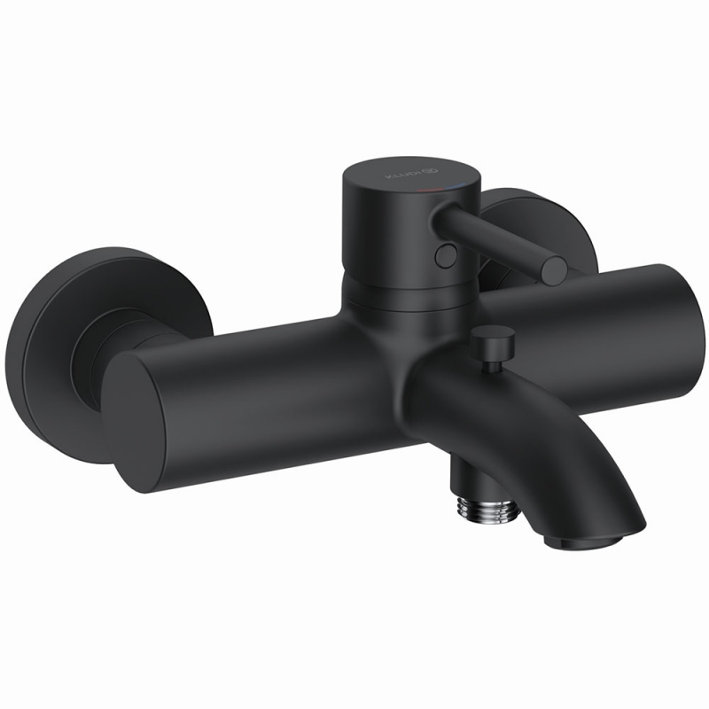 Смеситель для ванны Kludi Bozz 386913976 (чёрный матовый)