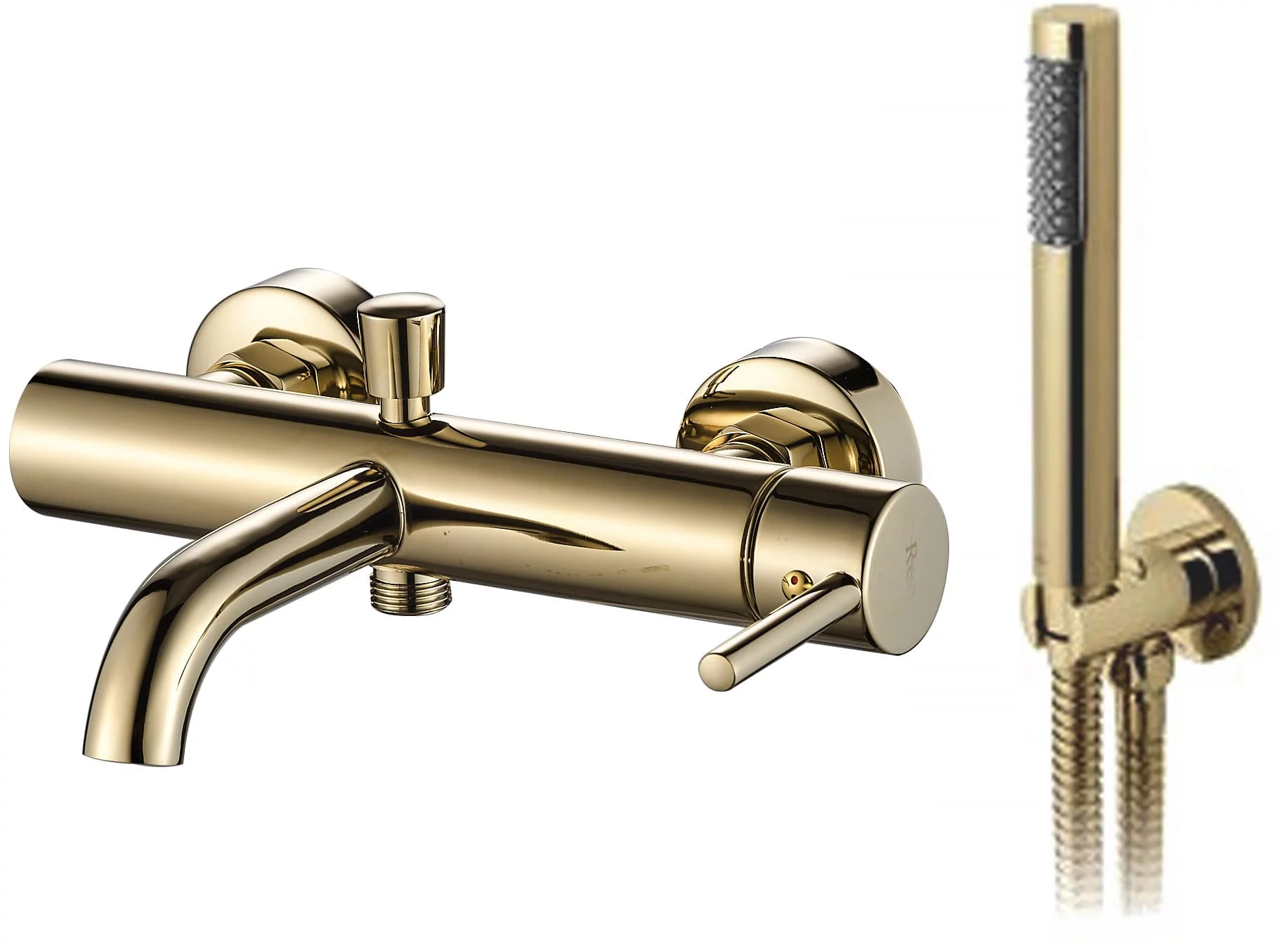 Смеситель для ванны с душем Rea Lungo REA-B6635 (золото)