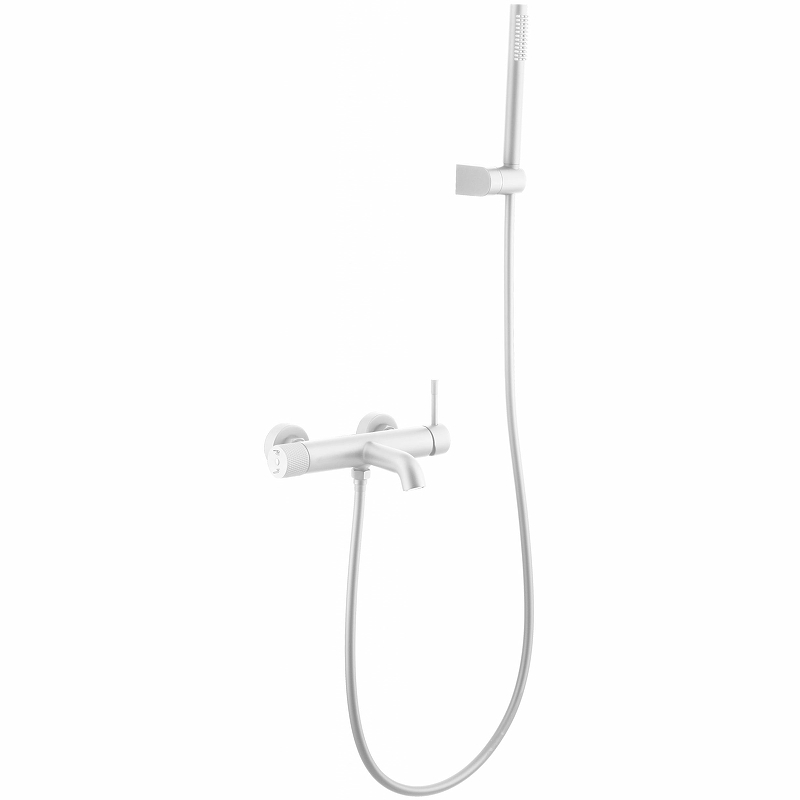 Смеситель для ванны Boheme Uno 463-MW (белый матовый)