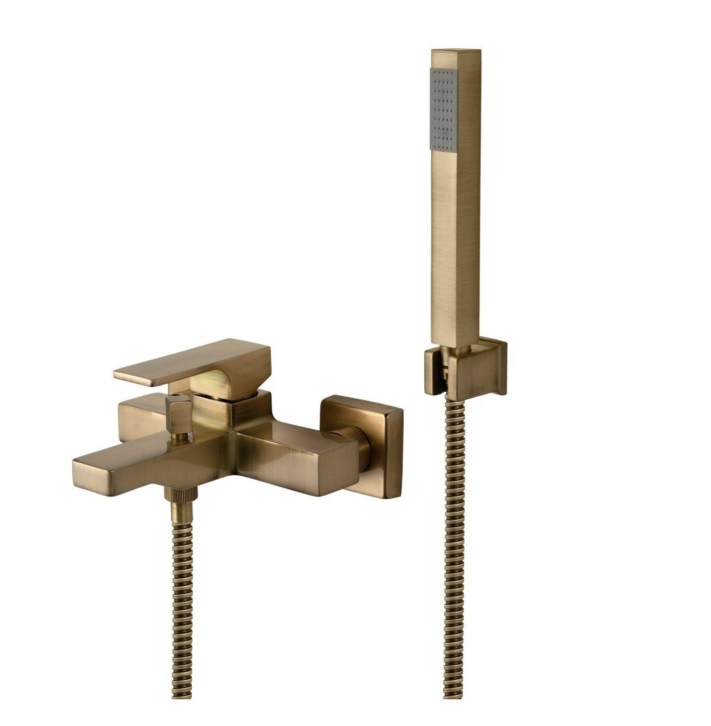Смеситель для ванны с душем Remer Absolute AU02VO (латунь состаренная)