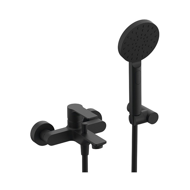 Смеситель для ванны с душем Remer Energy EY02NO  (черный матовый)