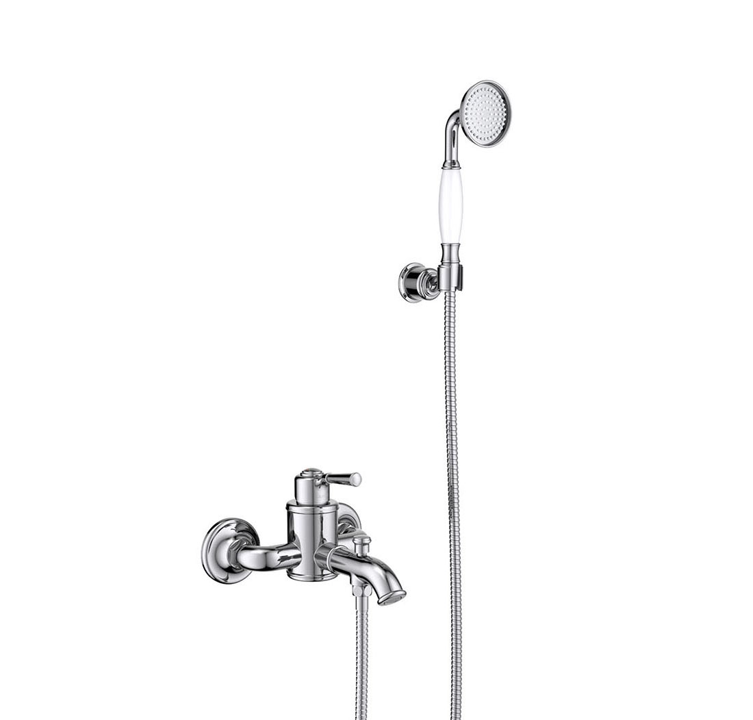 Смеситель для ванны с душем Aquatek Классик AQ1549CR (хром)