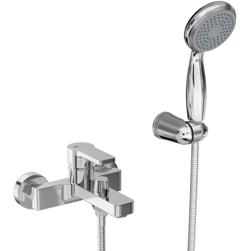 Смеситель для ванны с душем Lemark Aura LM0614CH (хром)