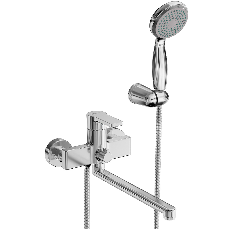 Смеситель для ванны с душем Lemark Aura LM0651CH (хром)