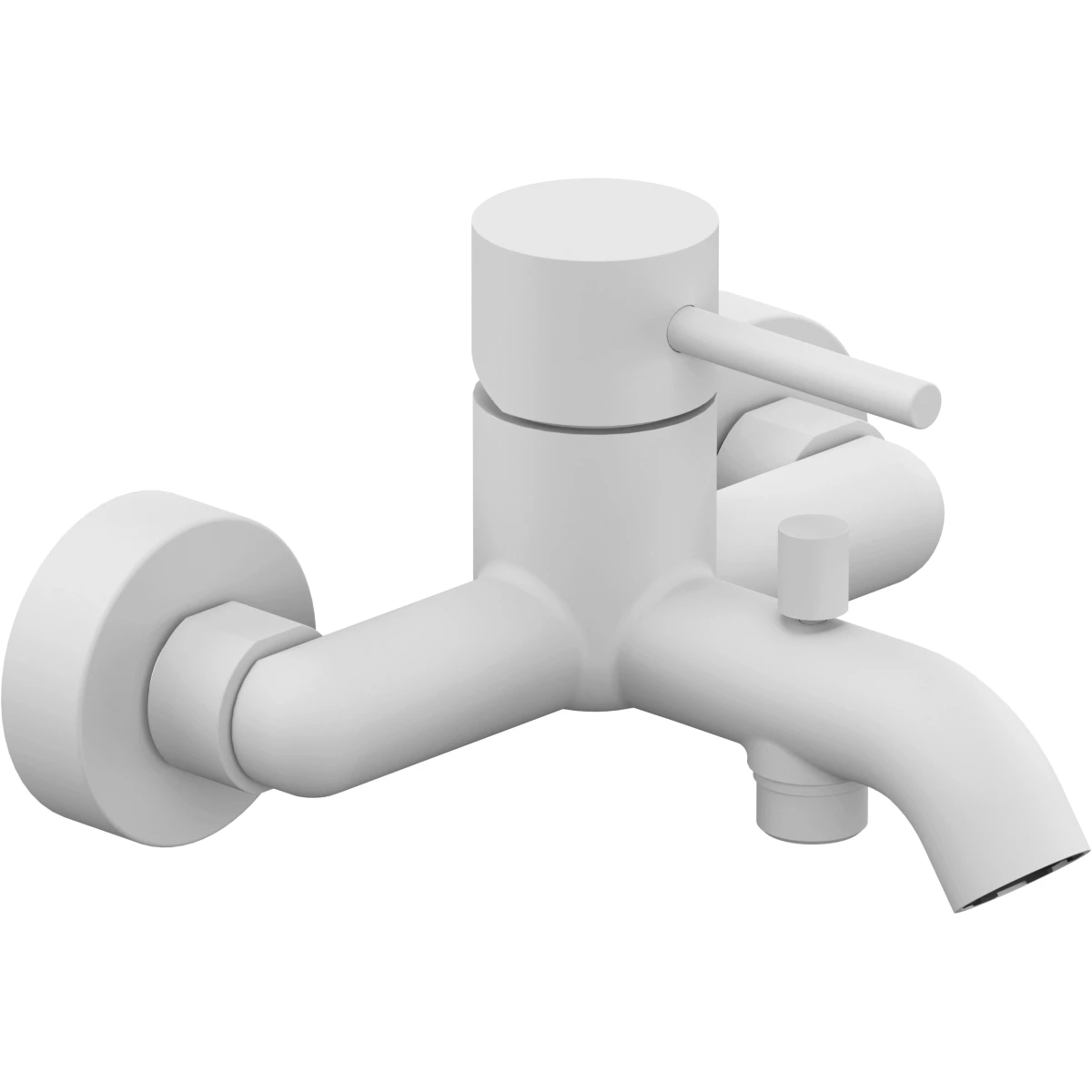 Смеситель для ванны Mariani Next B37212NS (белый матовый)