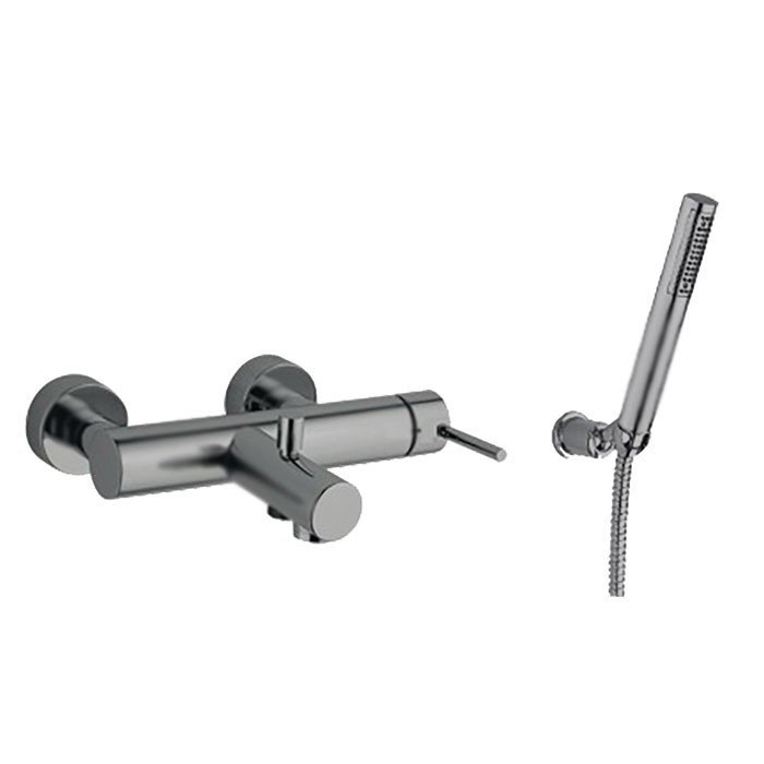 Смеситель для ванны с душем Giulini Futuro F6501-01NKO (никель матовый)