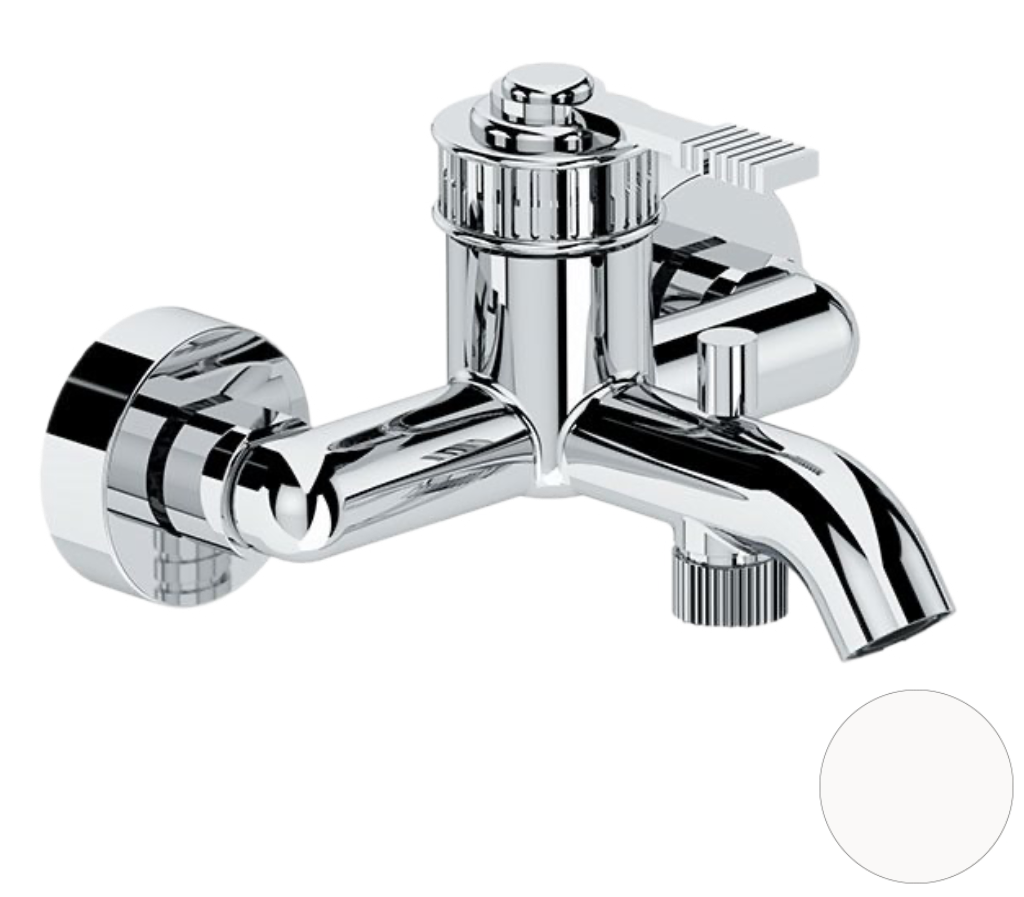 Смеситель для ванны Remer Atelier  (белый матовый)