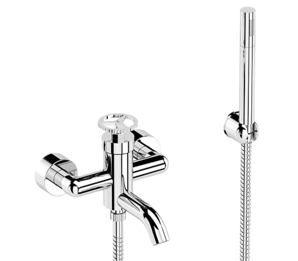 Смеситель для ванны с душем Remer Chrono CH02 (хром)