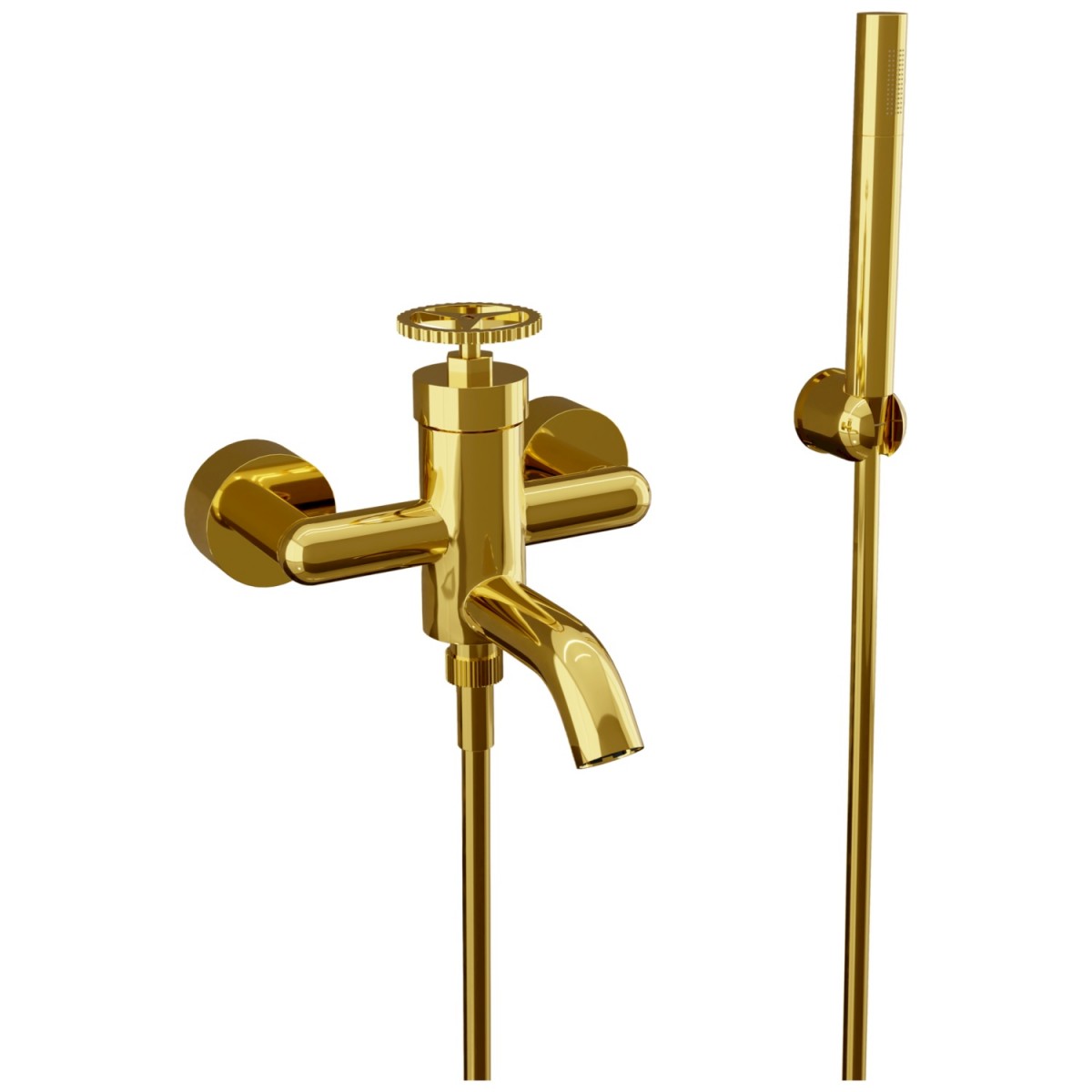 Смеситель для ванны с душем Remer Chrono CH02DO (золото)