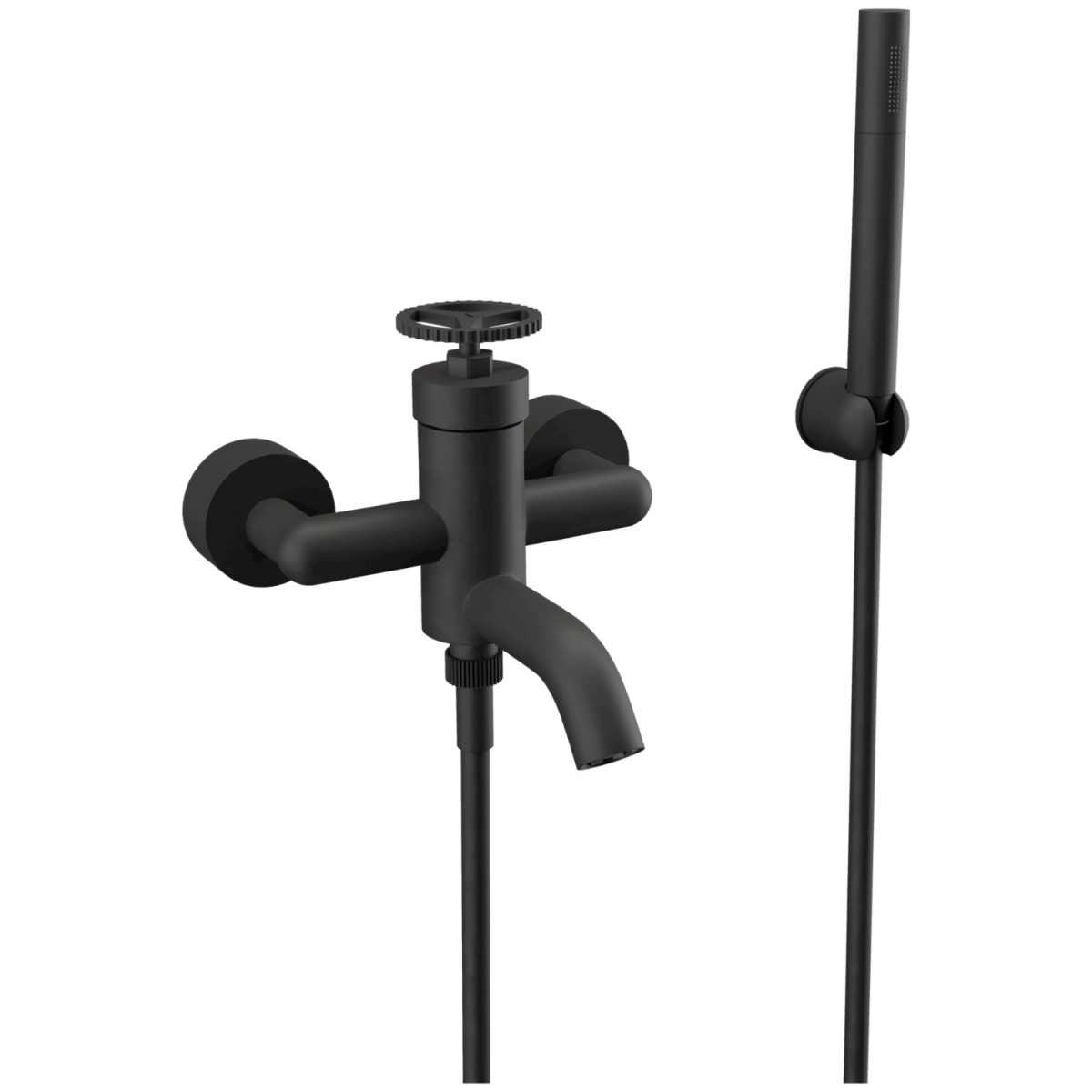 Смеситель для ванны с душем Remer Atelier CH02NO (черный матовый)