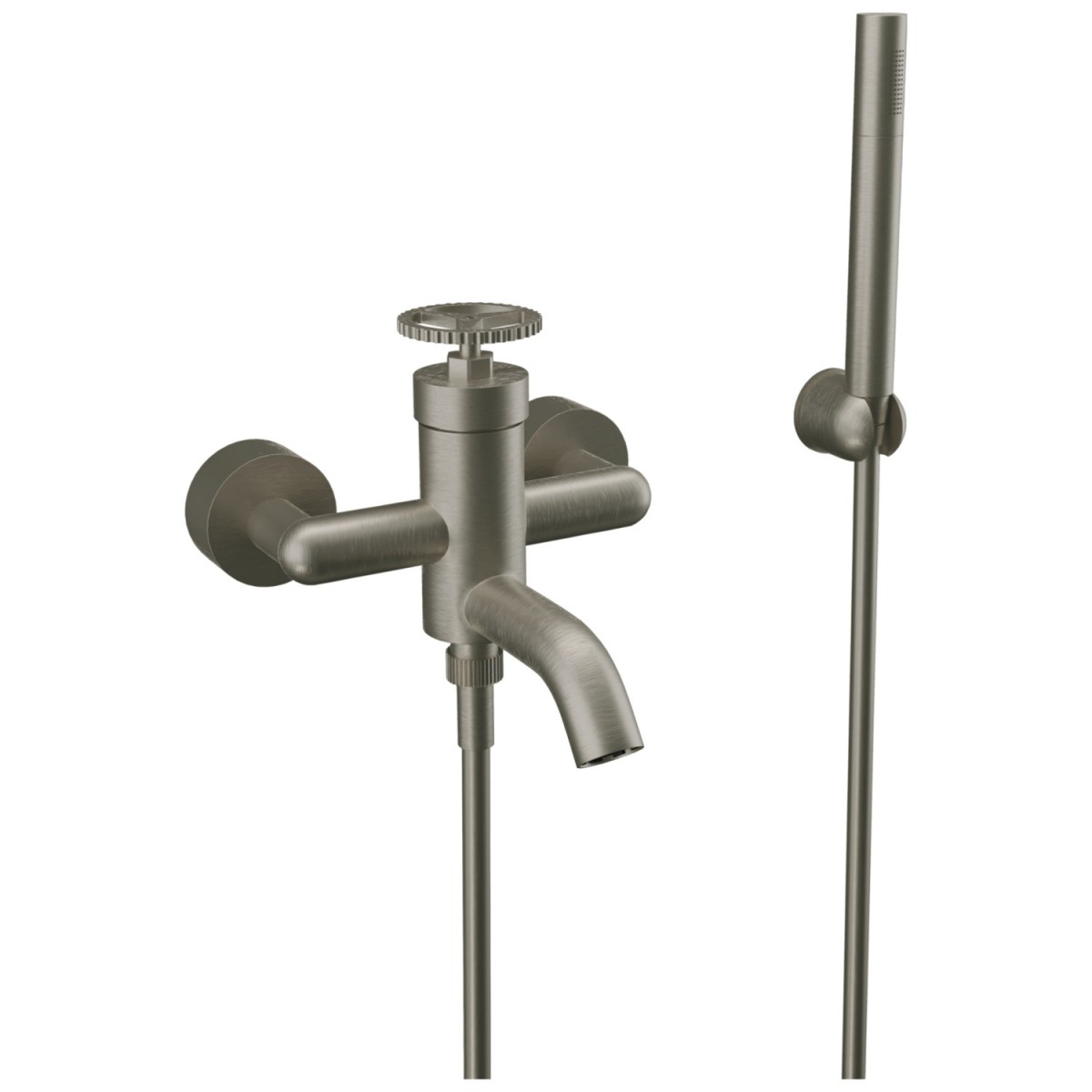 Смеситель для ванны с душем Remer Atelier CH02XV (сталь матовая)