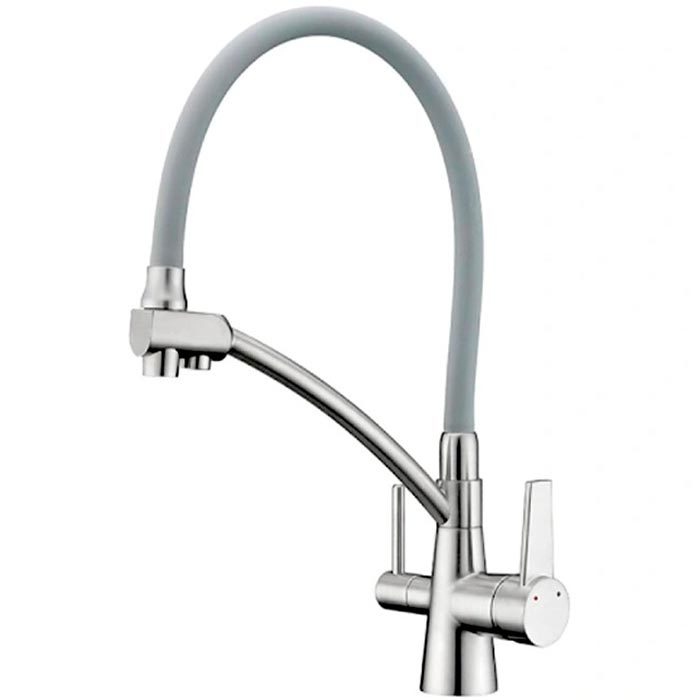 Смеситель для кухни Gappo G4398-17 с подключением фильтра питьевой воды