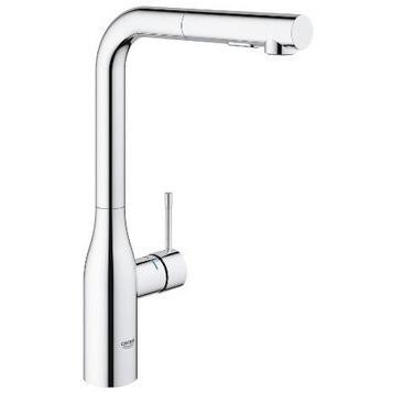 Смеситель для кухни с выдвижным изливом с аэратором, L-излив Grohe Essence New 30270000