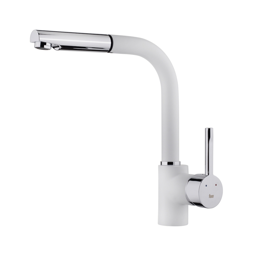 Смеситель для кухни Teka Ares 23938120W (белый/хром)