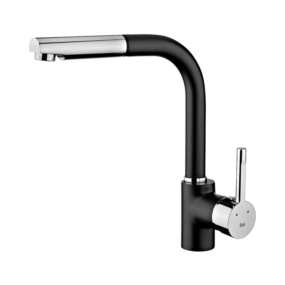 Смеситель для кухни Teka Ares 23938120N (черный/хром)