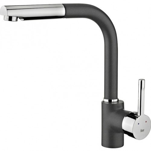 Смеситель для кухни Teka Ares 938 23938120Q (черный металлик/хром)
