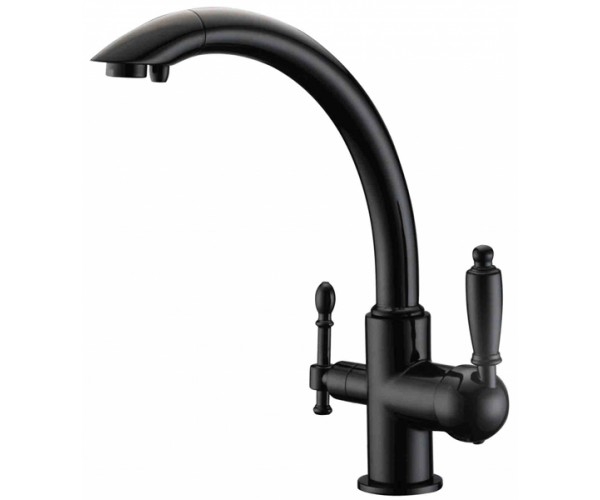 Смеситель для кухни Zorg ZR 314 YF-33 BLACK (черный)