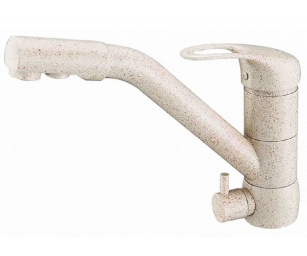 Смеситель для кухни  Zorg ZR 400 KF-12 КВАРЦ (кварц)